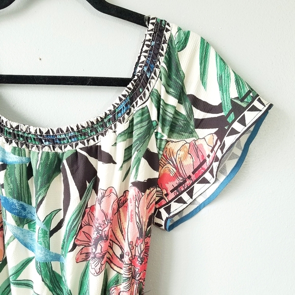 Flying Tomato High Low Floral Dress Size Large - Picture 7 of 10